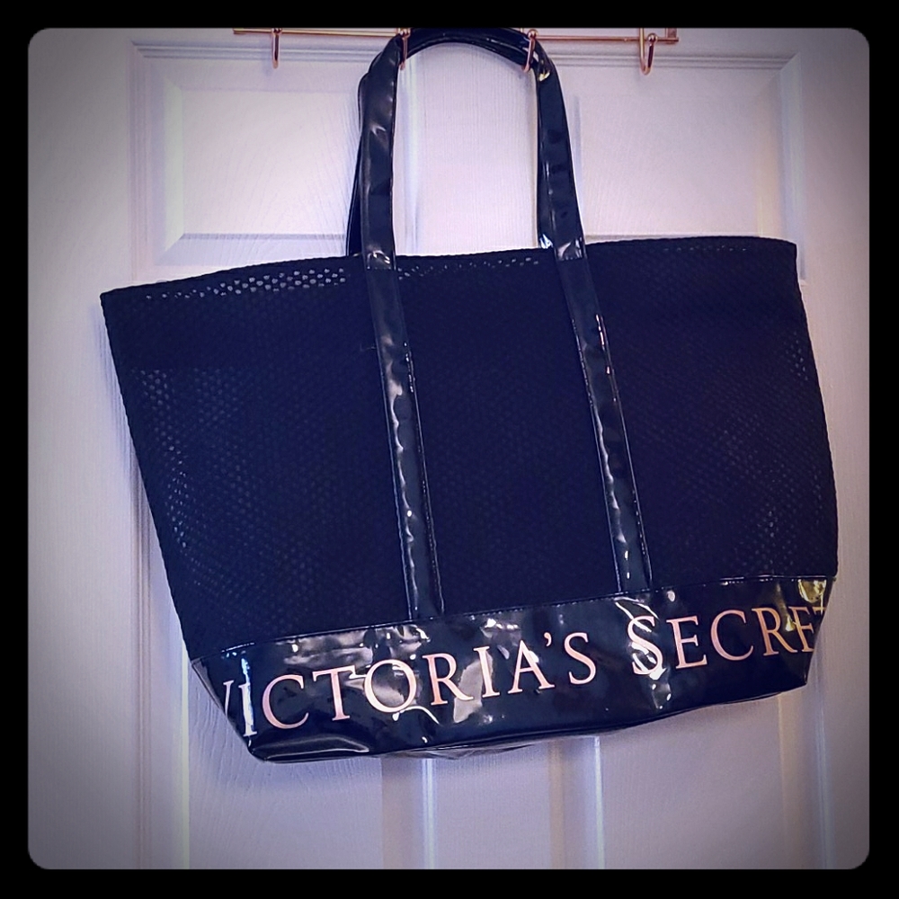 Victoria's Secret mesh tote bag Black